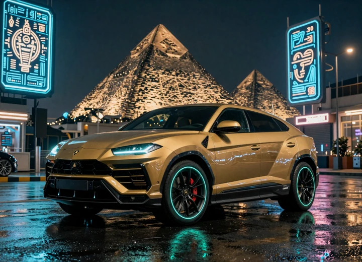 Lamborghini Urus Hauptpreis VIP Urus Race Realz Casino in Cyberpunk Kairo